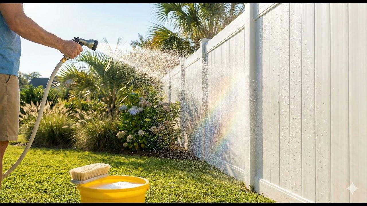 Fight the Green: Removing Algae & Mildew from Vinyl Fences