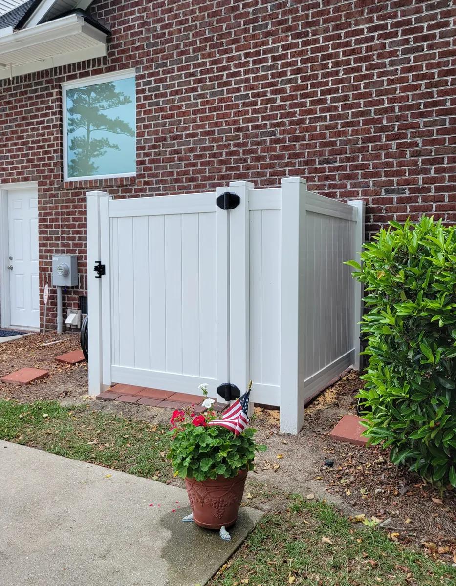 Vinyl grill enclosure